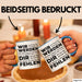 Büro Arbeit Kollege Tasse Geschenk Lustige Geschenkidee Spruch Wir Werden Dir Fehlen Blau Trendation