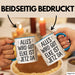 Elke Tasse Geschenk Alles Ist Gut Elke Ist Jetz Da Geschenkidee Becher mit Name Blau Trendation