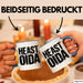 Österreich Wien Wienerisch Tasse Geschenk Lustige Geschenkidee Spruch Heast Oida Blau Trendation