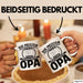 Neffe Opa Geschenk Tasse Geschenkidee für Besten Opa Die Meisten Menschen Rufen Mich Beim Namen Aber die Wichtigen Nennen Mich Opa Kaffee-Becher Weiß Trendation