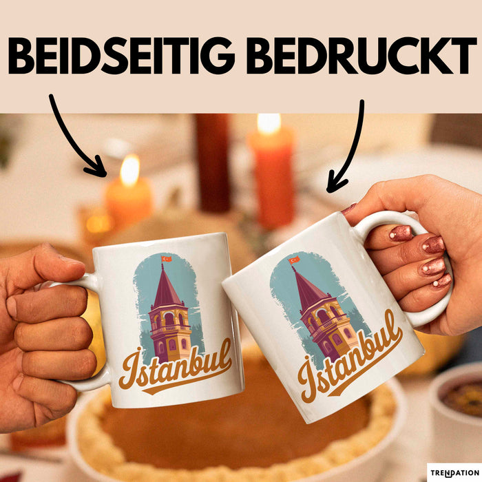 Istanbul Türkei Tasse Geschenk Lustige Geschenkidee Spruch Weiß Trendation