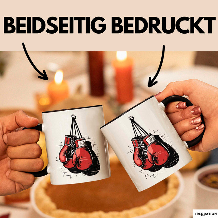 Boxer Tasse Geschenkidee für Kampfchampion Trendation