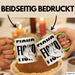 Italiener Geschenk Tasse Ficko Italienische Handbewegeung Kaffee-Becher Grün Trendation