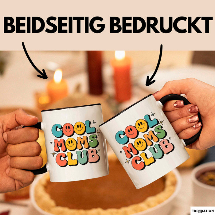 Mama Muttertag Tasse Becher Geschenk Lustige Geschenkidee Spruch Cooler Moms Club Trendation