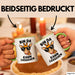 Sarkastische Giraffe Tasse Geschenk Lustige Geschenkidee Spruch Bin Da Kann Losgehen Grün Trendation