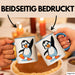 Pinguin Tier Tasse Geschenk Lustige Geschenkidee Spruch Blau Trendation