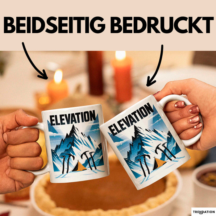 Bergsteiger Tasse Geschenk Lustige Geschenkidee Spruch Für Höhen Liebhaber Weiß Trendation