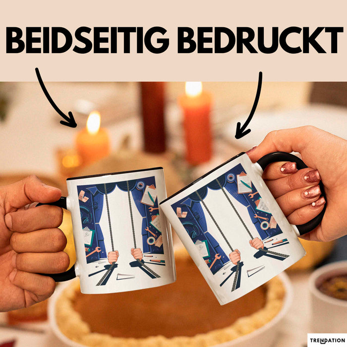Bühnenarbeiter Tasse Geschenk Lustige Geschenkidee Spruch Für Backstage Crew Trendation