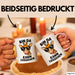 Sarkastische Giraffe Tasse Geschenk Lustige Geschenkidee Spruch Bin Da Kann Losgehen Rosa Trendation