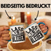 Schwarzer Humor Kaffeetasse Lass Uns Fremde Bleiben Tasse Geschenk Kollegen Sarkasmus Ironie Geschenkidee für Männer Frauen Kaffee-Becher Blau Trendation