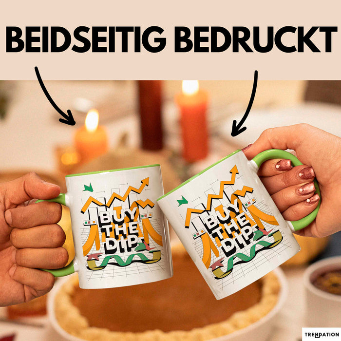 Börsen Analyst Tasse Geschenk Lustige Geschenkidee Spruch Für Markt Denker Grün Trendation