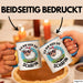 Schaf Tier Tasse Geschenk Lustige Geschenkidee Spruch Ich bin hier die Schäffin Blau Trendation