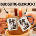 Hund Tierliebhaber Skateboard Tasse Geschenk Lustige Geschenkidee Spruch Blau Trendation