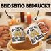 Bier Liebhaber Geschenk Tasse Geschenkidee für Männer Biertrinker Der Tut Nix Der Will Nur Bier Trinken Männer Papa Opa Kollege Weiß Trendation