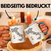 Italienische Städte Italien Karte Tasse Geschenk Lustige Geschenkidee Spruch Blau Trendation