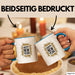 Neujahrsfeier Tasse Geschenk Lustige Geschenkidee Spruch Frohes Neues Jahr Blau Trendation