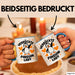 Pinguin Tier Tasse Geschenk Lustige Geschenkidee Spruch Verrückte Pinguin Lady Blau Trendation