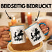 Klavier-Spieler Geschenk Tasse Grafik Piano Spielerin Geschenkidee Becher Blau Trendation