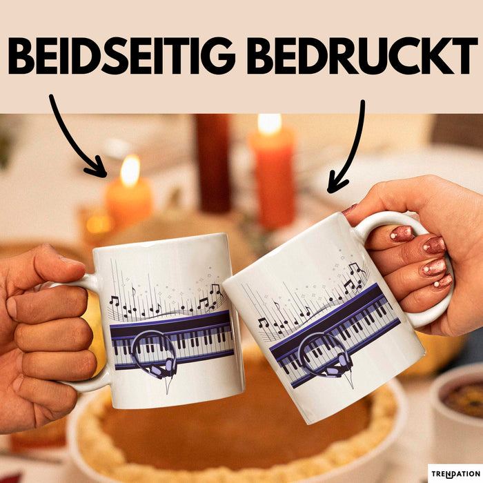 Musiker Tasse Geschenk Lustige Geschenkidee Spruch Für Musik Schaffende Weiß Trendation