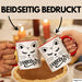Katzen-Besitzerin Tasse Geschenk Meow Katze Geschenkidee Miau Katzen Mama Kaffee-Becher Rot Trendation