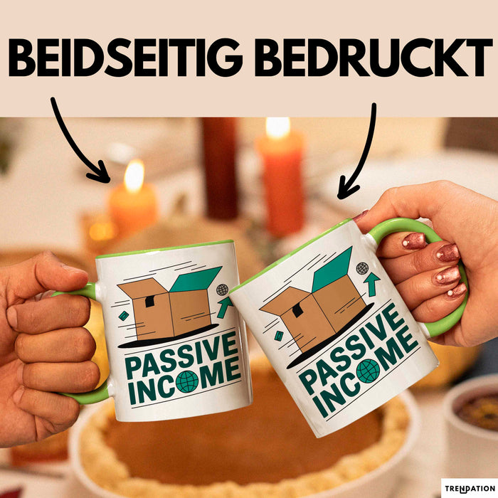 Dropshipper Tasse Geschenkidee für passives Einkommen Grün Trendation