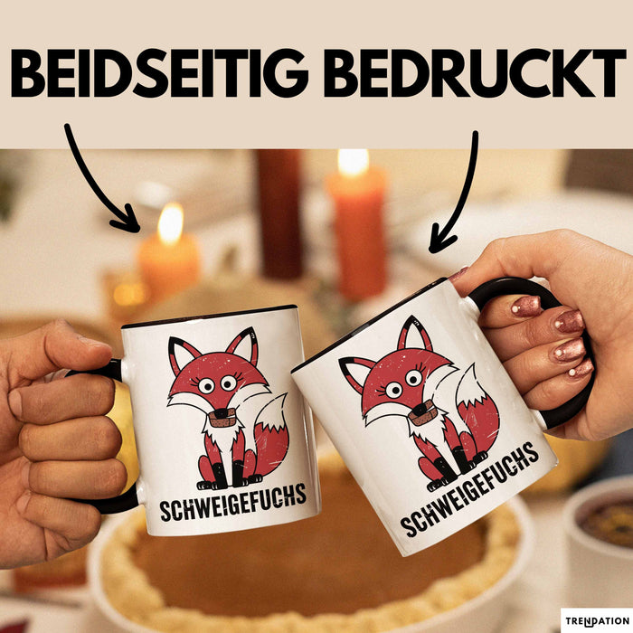 Kindergartenlehrer Wertschätzung Tasse Geschenk Lustige Geschenkidee Spruch Schweigefuchs Trendation