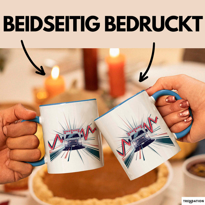 Notfallsanitäter Tasse Geschenk Lustige Geschenkidee Spruch Für Ersthelfer Blau Trendation