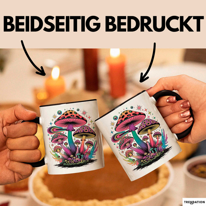 Pilz Fan Tasse Geschenkidee für Pilzliebhaber Trendation