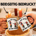 Vater Sohn Tasse Geschenk Lustige Geschenkidee Spruch Dirt-Bike Biker Schwarz Trendation