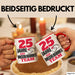 25 Jahre Tasse Geschenk Hochzeitstag Unschlagbares Team Spruch Rot Trendation