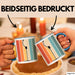 Ski Tasse Geschenk Grafik Skilift Becher Blau Trendation