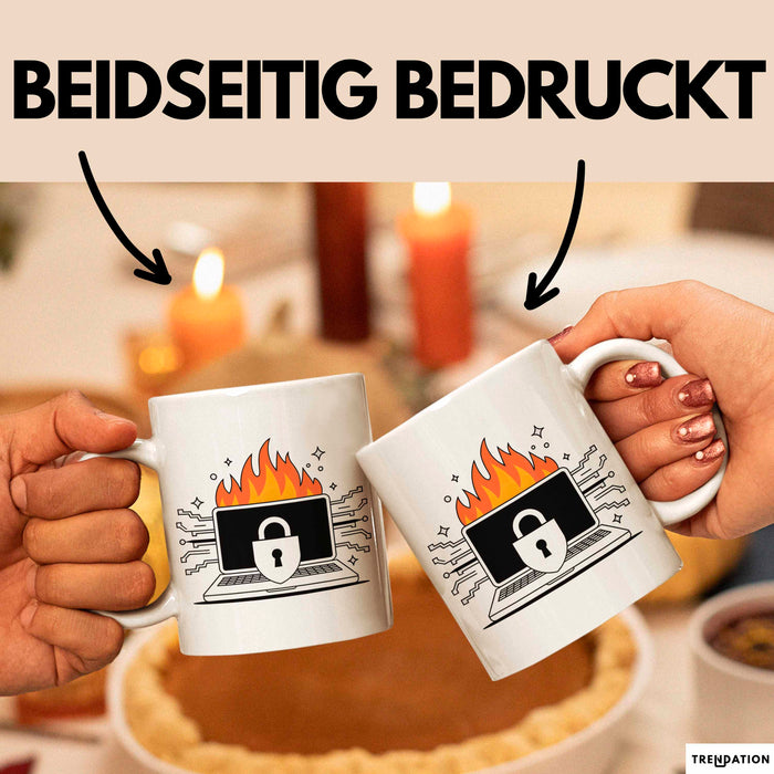 Cybersecurity Experte Tasse Geschenk Lustige Geschenkidee Spruch Für Sicherheits Profis Weiß Trendation