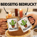 Kaktus Tasse Geschenk Kuscheln Sarkasmus Humor Geschenkidee Kaffee-Becher Kaktus-Liebhaber Schwarz Trendation