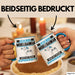 Modellbahnfan Tasse Geschenk für Modellbahnfan Geburtstag Lustiger Spruch Kaffee-Becher Was Ist Deine Superkraft Blau Trendation