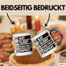 Skibidi Toilet Tasse Geschenk Meme Eat Sleet Repeat Becher Geschenkdiee Blau Trendation