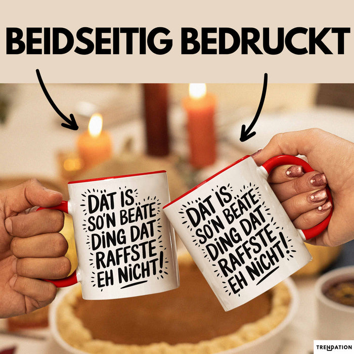 Beate Tasse Geschenk Dat Is So'n Beate Ding Dat Raffste Eh Nicht Geschenkidee Becher mit Name Rot Trendation