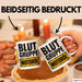 Auto Kfz Mechaniker Tasse Geschenk Lustige Geschenkidee Spruch Blutgruppe Motoröl Weiß Trendation