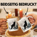 Wolf Tasse Geschenk Heulender Wolf Vollmond Grafik Geschenkidee Weiß Trendation
