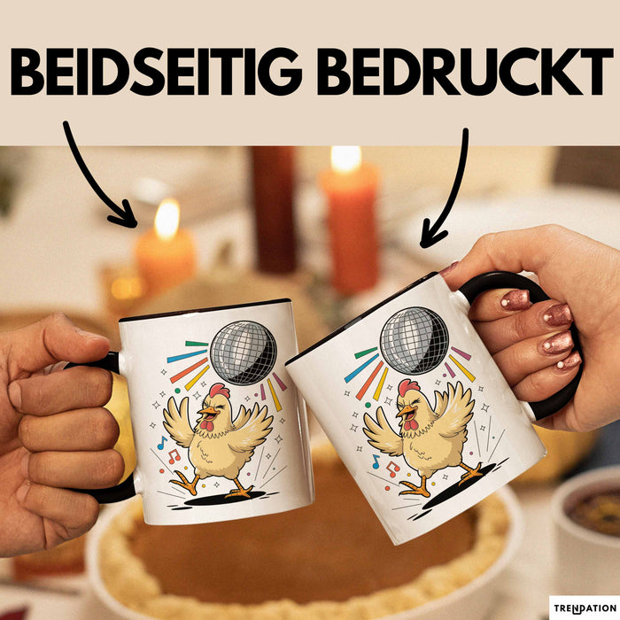 Hühnerliebhaber Tasse Geschenkidee für Geflügel Fans Trendation