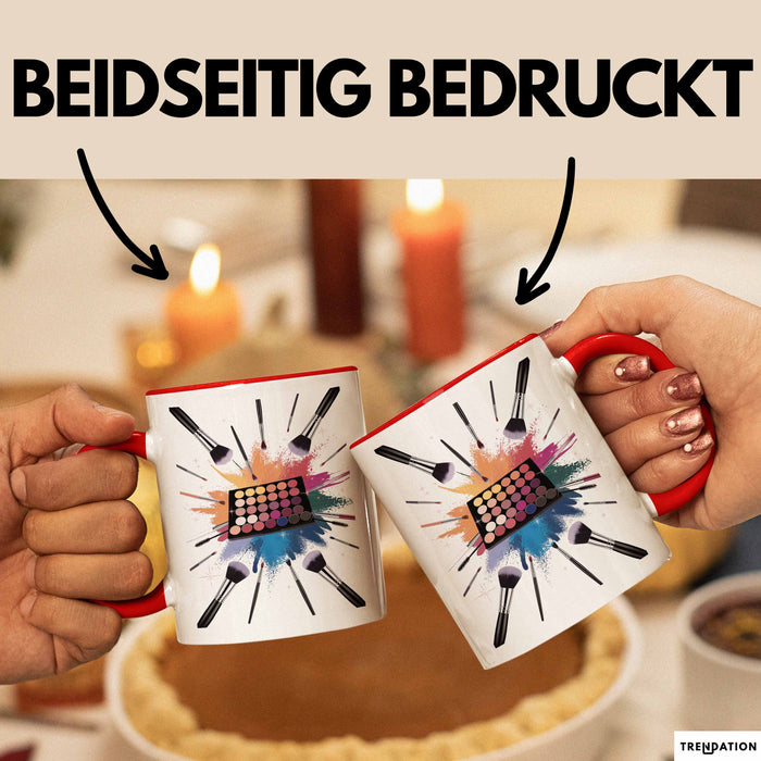Make Up Artist Tasse Geschenk Lustige Geschenkidee Spruch Für Beauty Kreative Rot Trendation