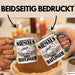 Haflinger Tasse Geschenk Haflinger-Besitzerin Pferde Kaffeetasse Geschenkidee Spruch Reiterin Reiten Pferde Kaffee-Becher Blau Trendation