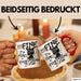 Its Fine Im Fine Everything Is Fine Tasse Geschenk Katze Humor Sarkasmus Kaffee-Becher Rot Trendation