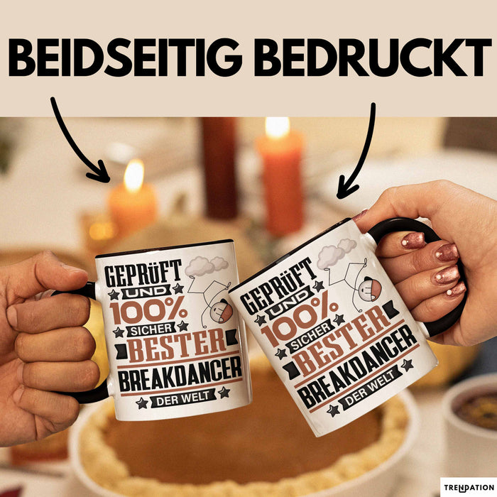 Breakdancer Geschenk Lustiger Spruch für Breakdancer Geschenkidee Bester Breakdancer Der Welt Schwarz Trendation