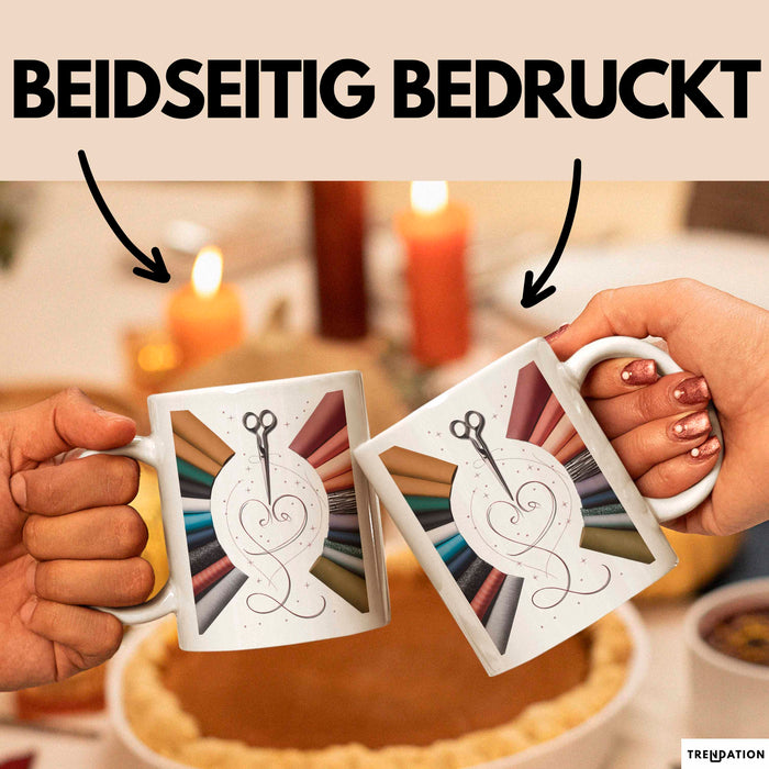 Schneider Tasse Geschenk Lustige Geschenkidee Spruch Für Näh Künstler Weiß Trendation