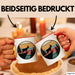 Ziegenbauer Ziegen Tier Retro Tasse Geschenk Lustige Geschenkidee Spruch Rot Trendation