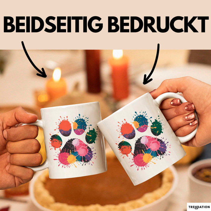 Hund Tierliebhaber Tasse Geschenk Lustige Geschenkidee Spruch Weiß Trendation