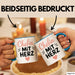 Büroarbeit Kollege Chef Tasse Geschenk Lustige Geschenkidee Spruch Chefin Mit Herz Blau Trendation