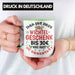 Wichtelgeschenk für 30 Euro Tasse Wichteln für Frauen Kollegen Wichtel-Tasse Schrott-Wichteln Schrottwichteln Grün Trendation
