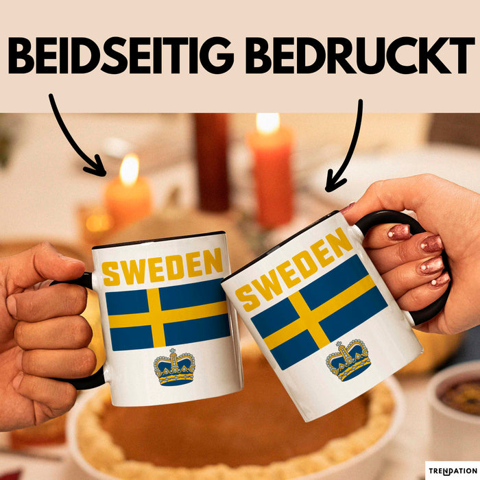 Schweden Skandinavien Schwedisch Tasse Geschenk Lustige Geschenkidee Spruch Trendation