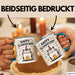 Geburtstagsfeier Katze Tasse Geschenk Lustige Geschenkidee Spruch Happy Schnurrsday Blau Trendation